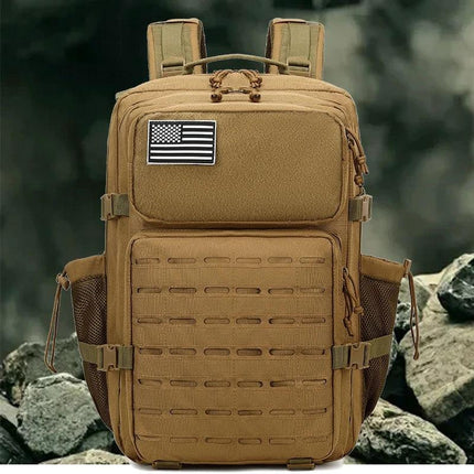 Molle 3 Day Military Hiking Backpack With Bottle Belt And Pouch
