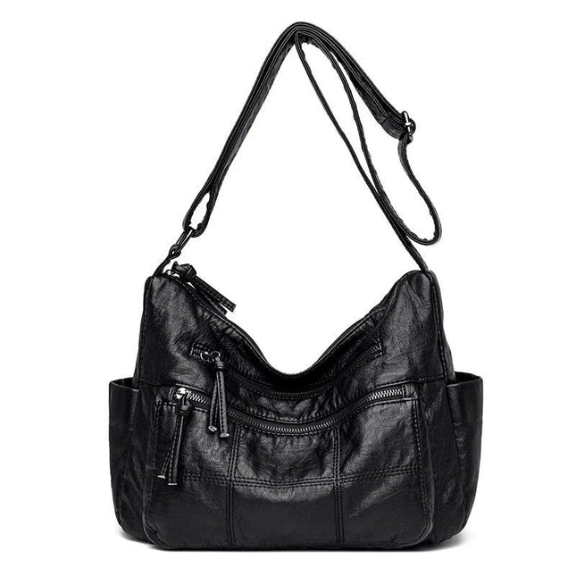 Womens Soft PU Shoulder Crossbody Bag For Everyday Use