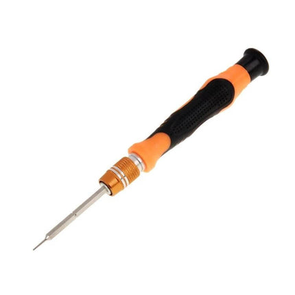 9 In 1 2 Way Design Screwdriver Set For Electronics Repair - compact magnetized precision driver with ergonomic orange-black handle and removable bits
