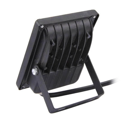900LM LED Lamp 10W AC 85 to 265V White for Home and Office - compact black LED floodlight with adjustable bracket, wide-voltage 10W, 900 lm