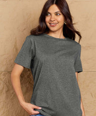 Full Size Round Neck Short Sleeve T-Shirt