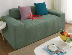 Water-Resistant Fleece Sofa Slipcover in Solid Colors