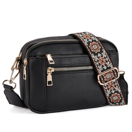 Floral Strap Crossbody Bag For Daily Commuter Essentials