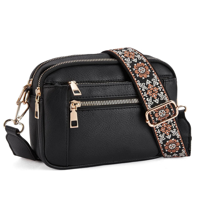 Floral Strap Crossbody Bag For Daily Commuter Essentials | Syndmart