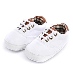 Stylish Solid Color Canvas Shoes for Toddlers white 11cm