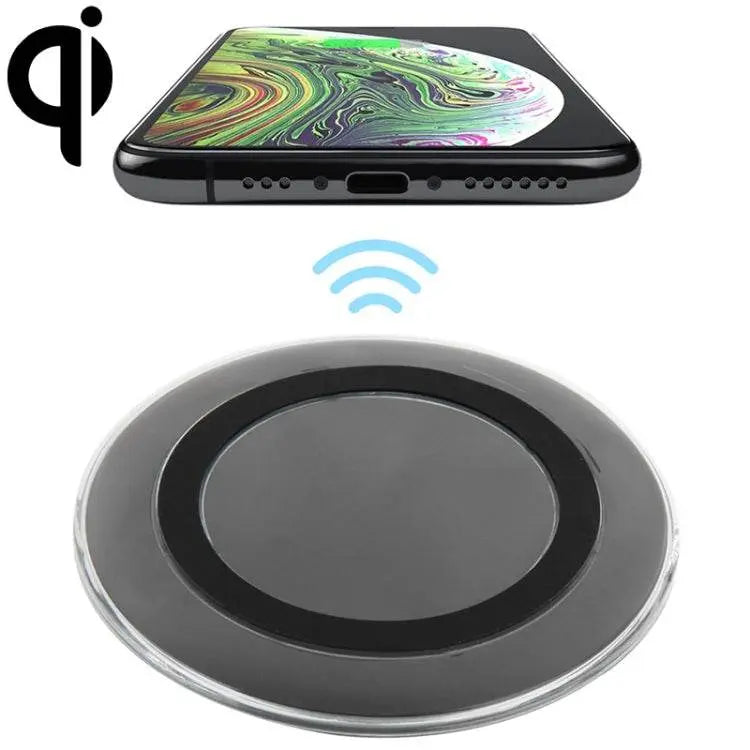 A1 Qi Standard Wireless Charging Pad A1 Black Compact Design