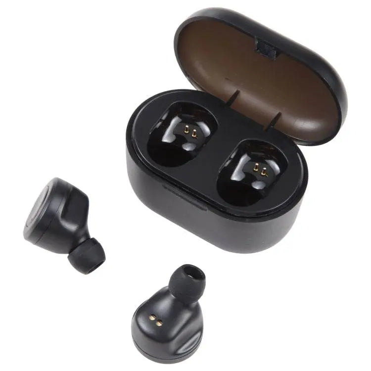 A6 Bluetooth 5.0 True Wireless Earphone with Charging Box Black