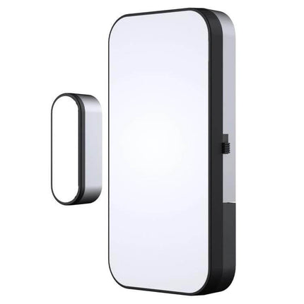 Magnetic Door and Window Security Alarm for Home Protection - compact white magnetic sensor alarm for doors and windows, easy DIY home security