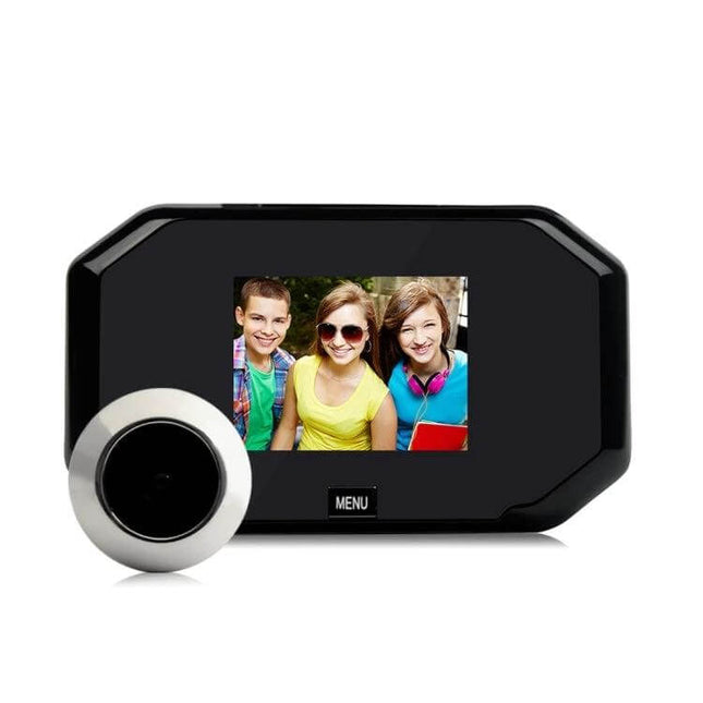 Danmini Door Peephole Viewer for Easy Home Security showing 3.0-inch HD screen with live visitor image and silver peephole camera