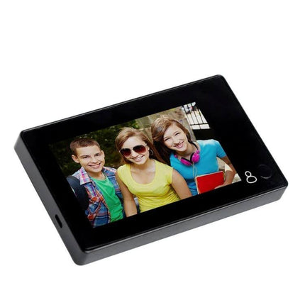 Danmini Smart Electronic Door Peephole Camera with 4.3-Inch Screen showing clear visitor image on built-in 4.3-inch display