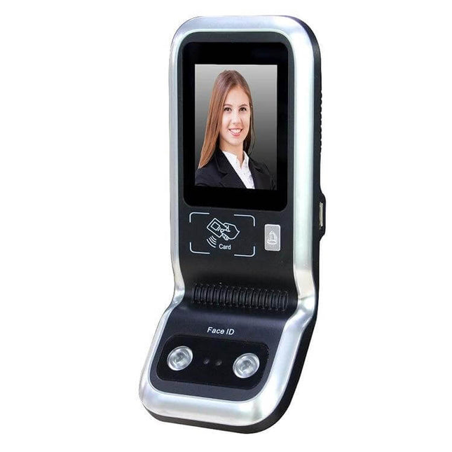 Realand Touch Screen Time Attendance Machine with Face Recognition showing device with 2.8-inch TFT color touch screen and facial ID