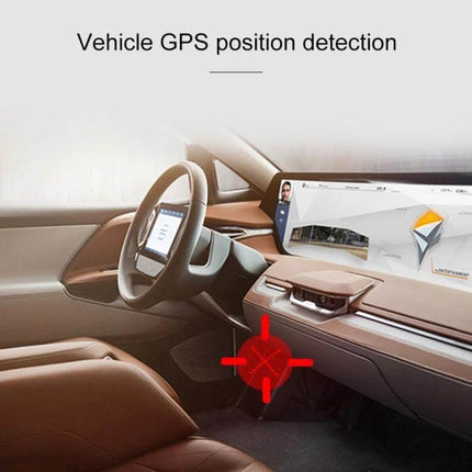 Compact Handheld Detector for Hidden Cameras and Signals scanning car interior to detect hidden cameras and GPS trackers for privacy protection