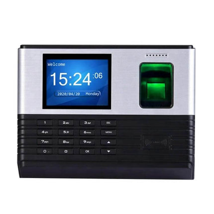 Realand AL355 Fingerprint Attendance System with WiFi Connectivity - desktop biometric time clock with color screen and fingerprint scanner