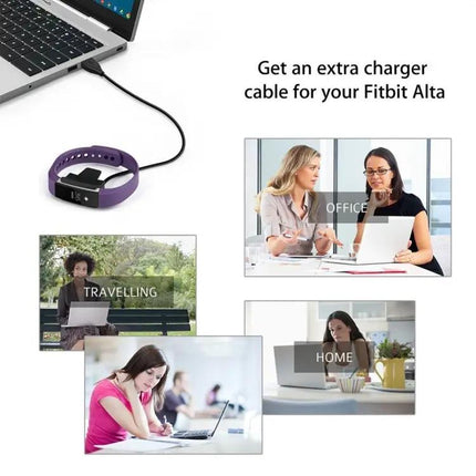 Fitbit Alta USB Charging Clip Cable With Reset Button 30cm