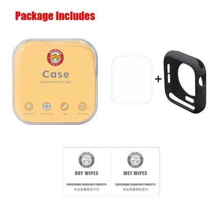 ENKAY 2-in-1 TPU Case And PET Protector Apple Watch 44mm