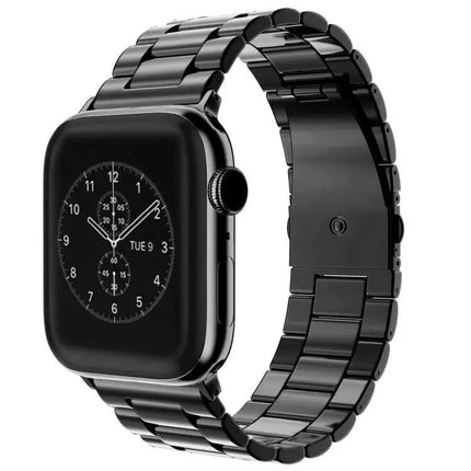 Stainless Steel Fold Buckle Watch Band Apple Watch 38-42mm