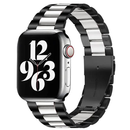 Stainless Steel Fold Buckle Watch Band Apple Watch 38-42mm