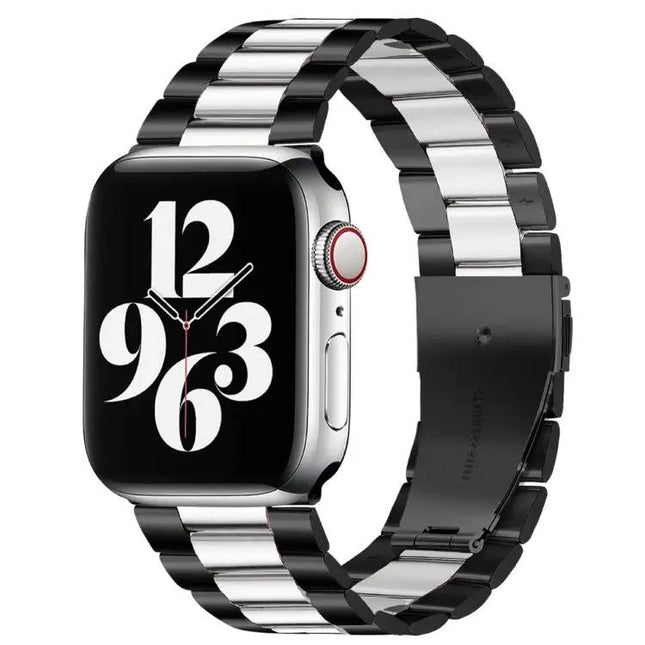Stainless Steel Fold Buckle Watch Band Apple Watch 38-42mm