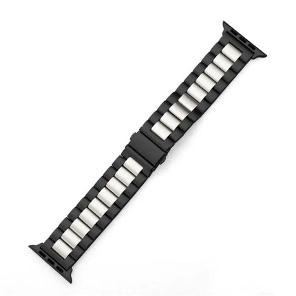 Stainless Steel Fold Buckle Watch Band Apple Watch 38-42mm