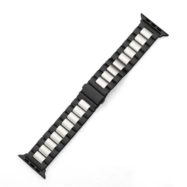 Stainless Steel Fold Buckle Watch Band Apple Watch 38-42mm