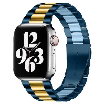 Stainless Steel Fold Buckle Watch Band Apple Watch 38-42mm