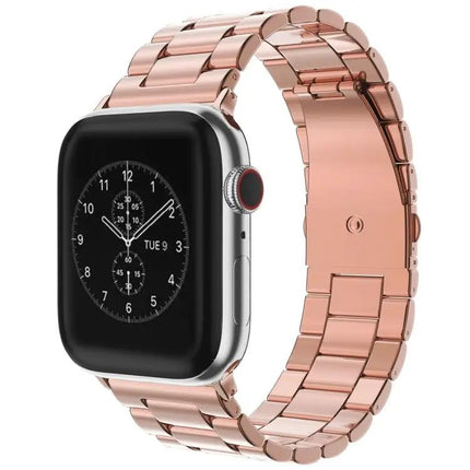 Stainless Steel Fold Buckle Watch Band Apple Watch 38-42mm