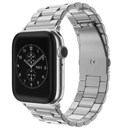 Stainless Steel Fold Buckle Watch Band Apple Watch 38-42mm