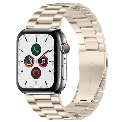 Stainless Steel Fold Buckle Watch Band Apple Watch 38-42mm