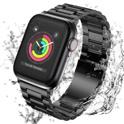 Stainless Steel Fold Buckle Watch Band Apple Watch 38-42mm