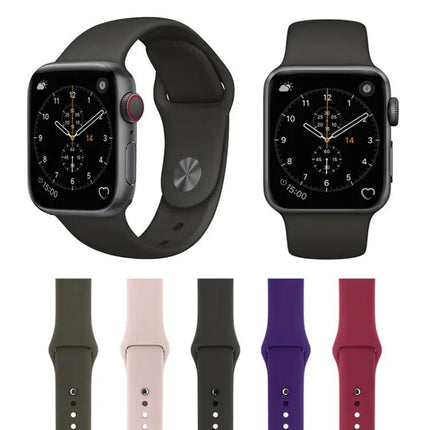 Silicone Replacement Band For Apple Watch 38mm Loop