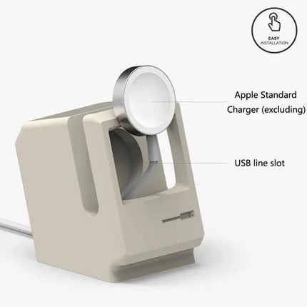 Retro Silicone Apple Watch Charging Dock Stand 38/42mm