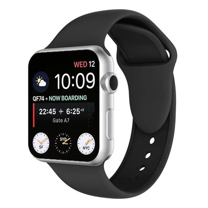 Silicone Double Rivet Band For Apple Watch 42mm 21mm