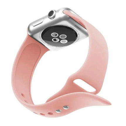 Silicone Double Rivet Band For Apple Watch 42mm 21mm