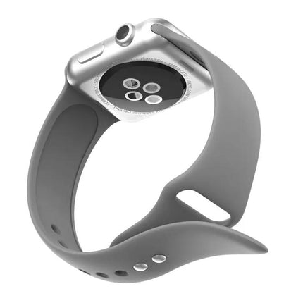 Silicone Watch Band With Double Rivets For Apple Watch 38mm