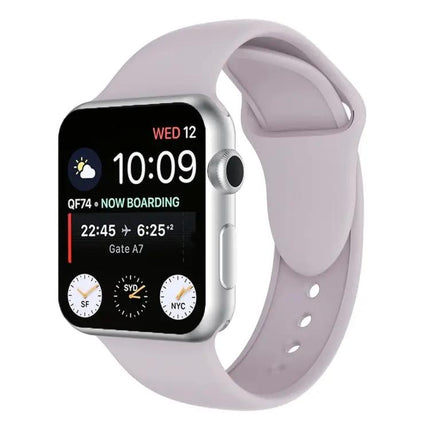 Silicone Watch Band With Double Rivets For Apple Watch 38mm