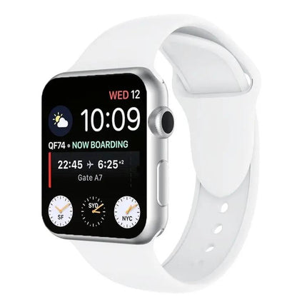 Silicone Watch Band With Double Rivets For Apple Watch 38mm