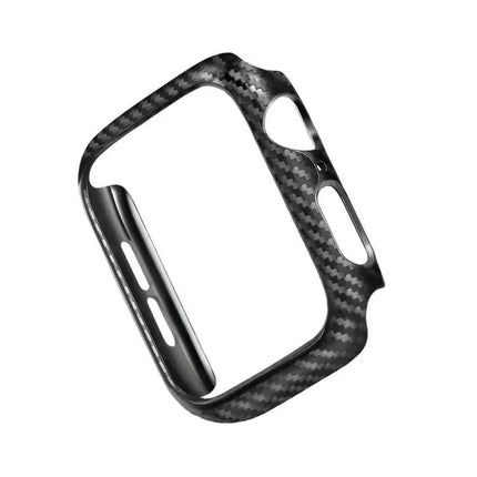 Carbon Fiber Frame Case For Apple Watch 40mm Series 4/5/6/SE