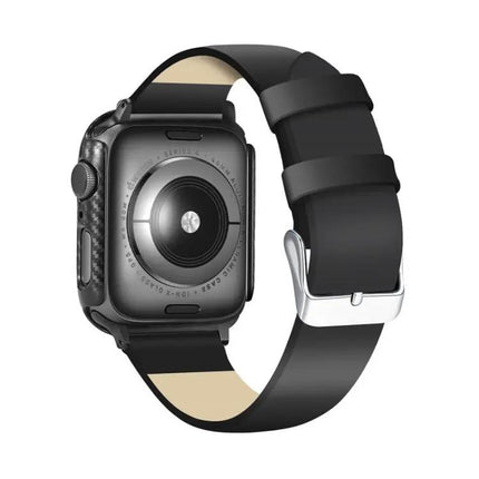 Carbon Fiber Frame Case For Apple Watch 40mm Series 4/5/6/SE