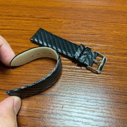 Genuine Leather Carbon Fiber Band Apple Watch 38/40/41/42mm