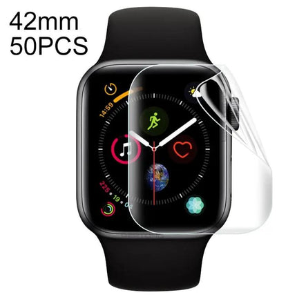 Apple Watch 42mm Hydrogel Full Cover Screen Protector 50Pcs