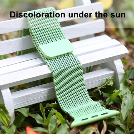 Color Changing Magnetic Nylon Band For Apple Watch 38-49mm