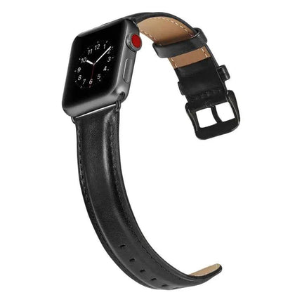 Leather Buckle Watch Band For Apple Watch 40-49 Mm | SYNDMART