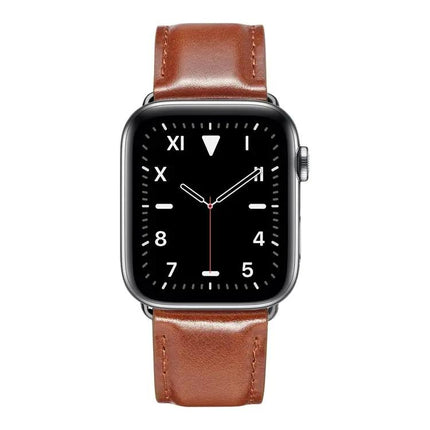 Leather Buckle Watch Band For Apple Watch 40-49 Mm
