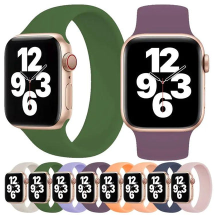 Silicone Elastic Replacement Band For Apple Watch 42/41/40mm