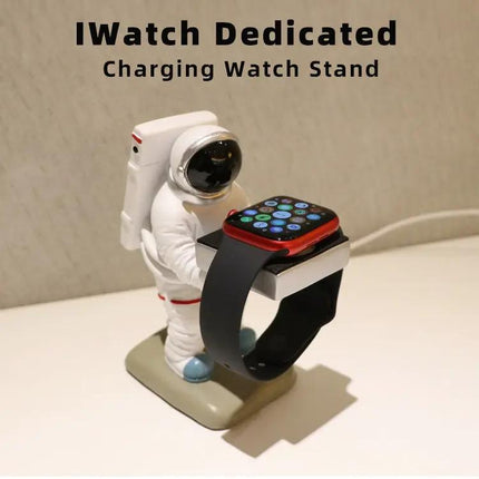 Astronaut Resin Wireless Charging Stand For Apple Watch