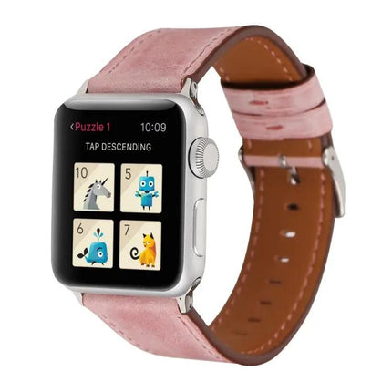 Genuine Leather Watch Band Compatible Apple Watch 38-42mm | SYNDMART