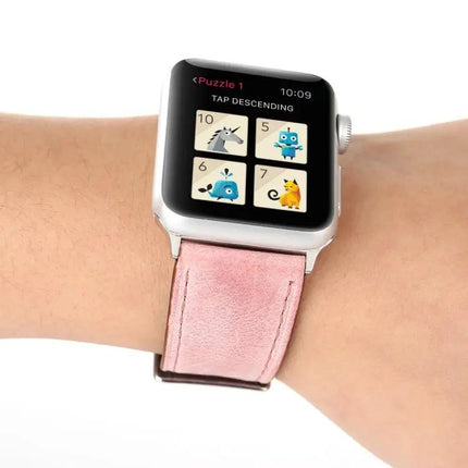 Genuine Leather Watch Band Compatible Apple Watch 38-42mm | SYNDMART