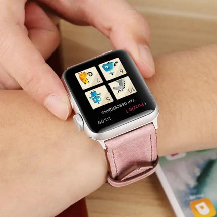 Genuine Leather Watch Band Compatible Apple Watch 38-42mm | SYNDMART