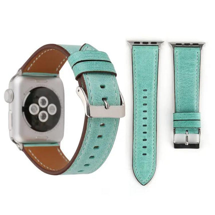 Genuine Leather Watch Band Compatible Apple Watch 38-42mm