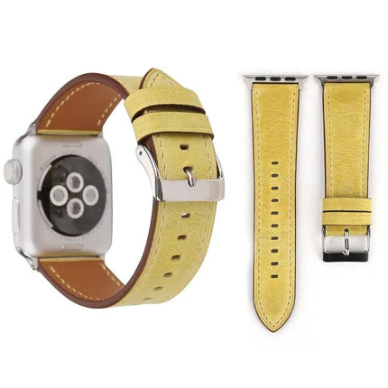 Genuine Leather Watch Band Compatible Apple Watch 38-42mm